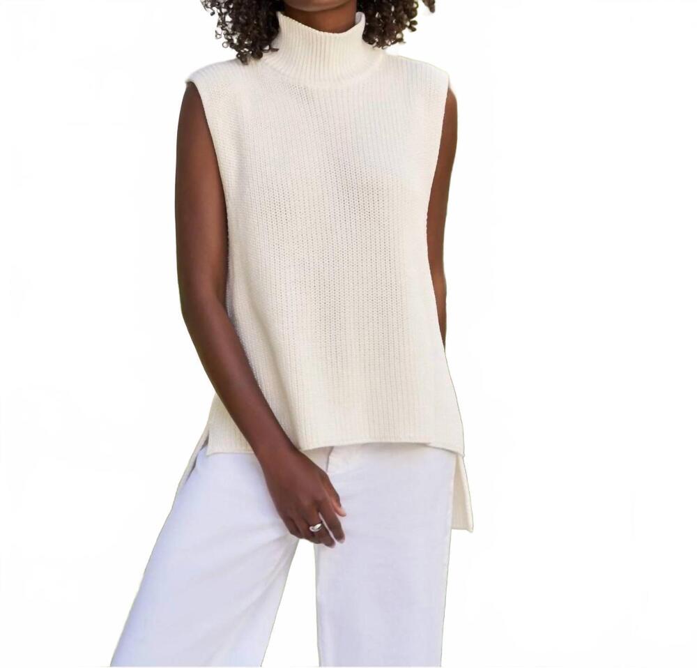 NEW FRANK & EILEEN montecito shell sweater in ivory